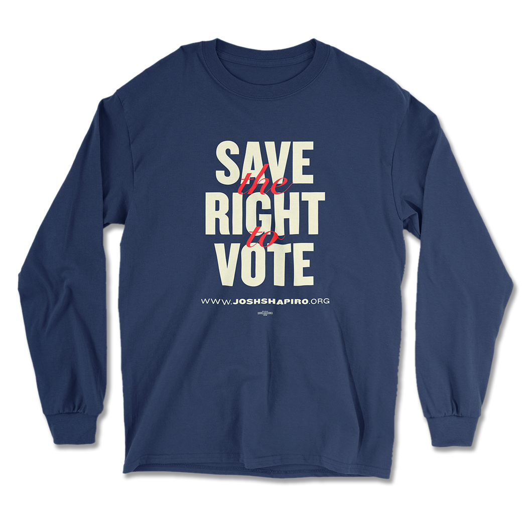 Right to Vote Long Sleeve Tee